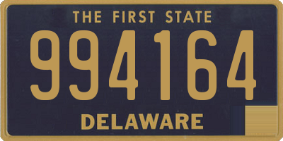 DE license plate 994164