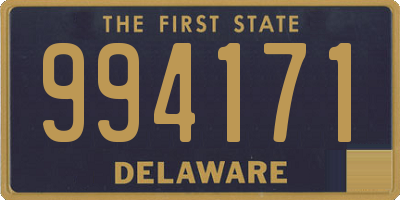 DE license plate 994171