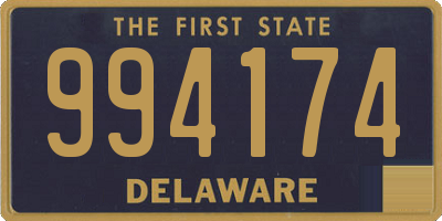 DE license plate 994174