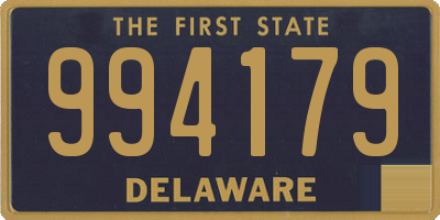 DE license plate 994179