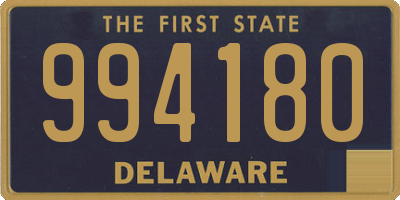 DE license plate 994180