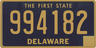 DE license plate 994182