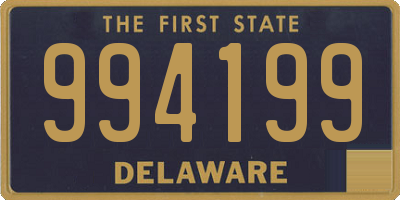 DE license plate 994199