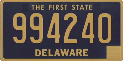 DE license plate 994240