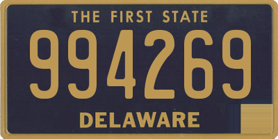 DE license plate 994269