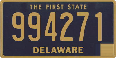 DE license plate 994271