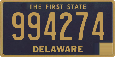 DE license plate 994274