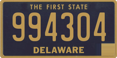 DE license plate 994304