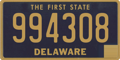 DE license plate 994308