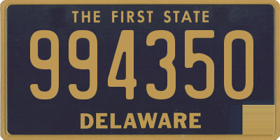 DE license plate 994350