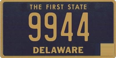 DE license plate 9944