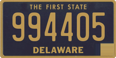 DE license plate 994405