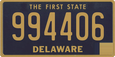 DE license plate 994406