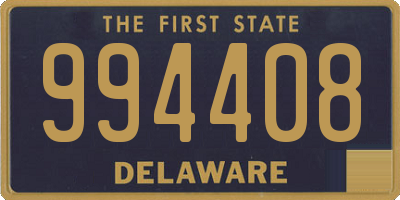 DE license plate 994408