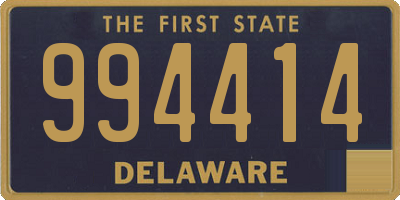 DE license plate 994414