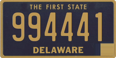 DE license plate 994441