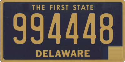 DE license plate 994448