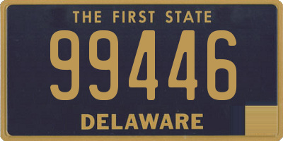 DE license plate 99446