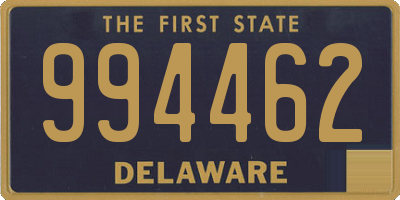 DE license plate 994462