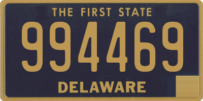 DE license plate 994469