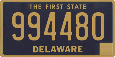 DE license plate 994480