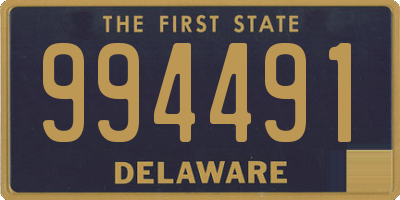 DE license plate 994491