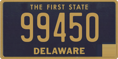 DE license plate 99450