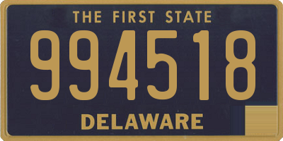 DE license plate 994518