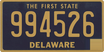 DE license plate 994526