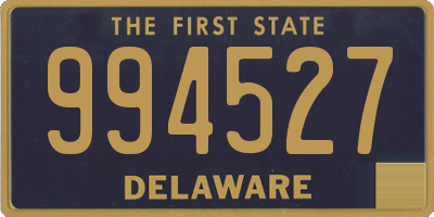 DE license plate 994527