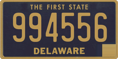 DE license plate 994556