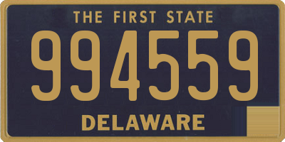 DE license plate 994559