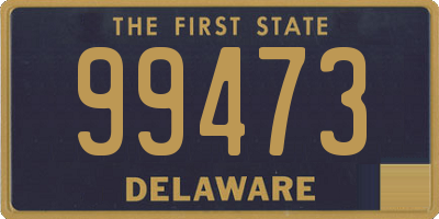 DE license plate 99473