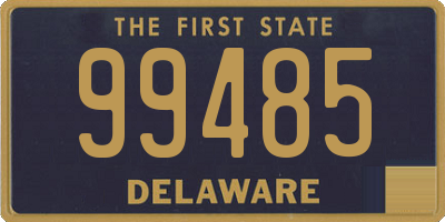 DE license plate 99485