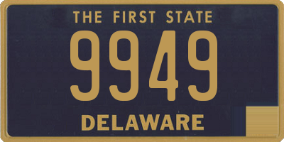 DE license plate 9949