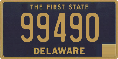 DE license plate 99490