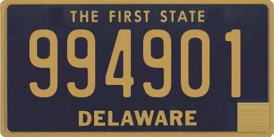 DE license plate 994901