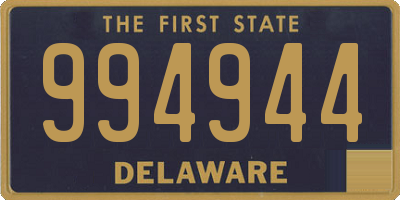 DE license plate 994944