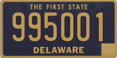 DE license plate 995001