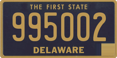 DE license plate 995002