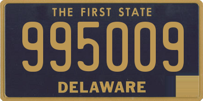 DE license plate 995009