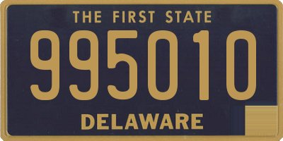 DE license plate 995010