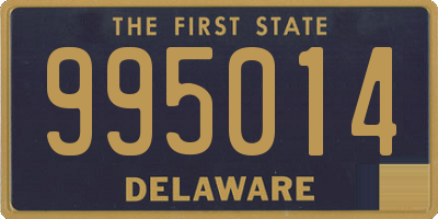 DE license plate 995014