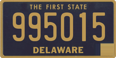 DE license plate 995015