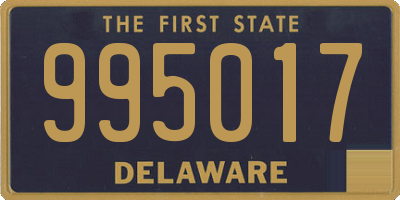 DE license plate 995017