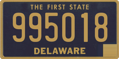 DE license plate 995018