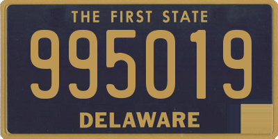 DE license plate 995019