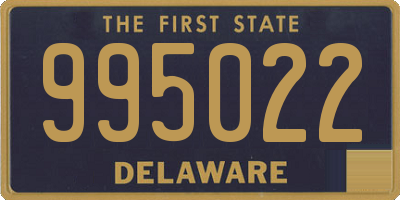 DE license plate 995022