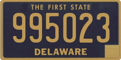 DE license plate 995023