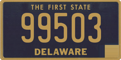 DE license plate 99503